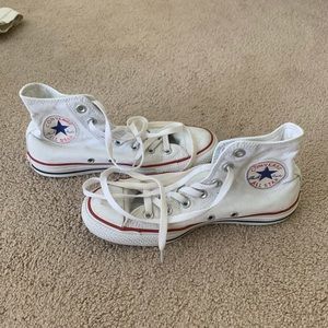 Converse White High Tops